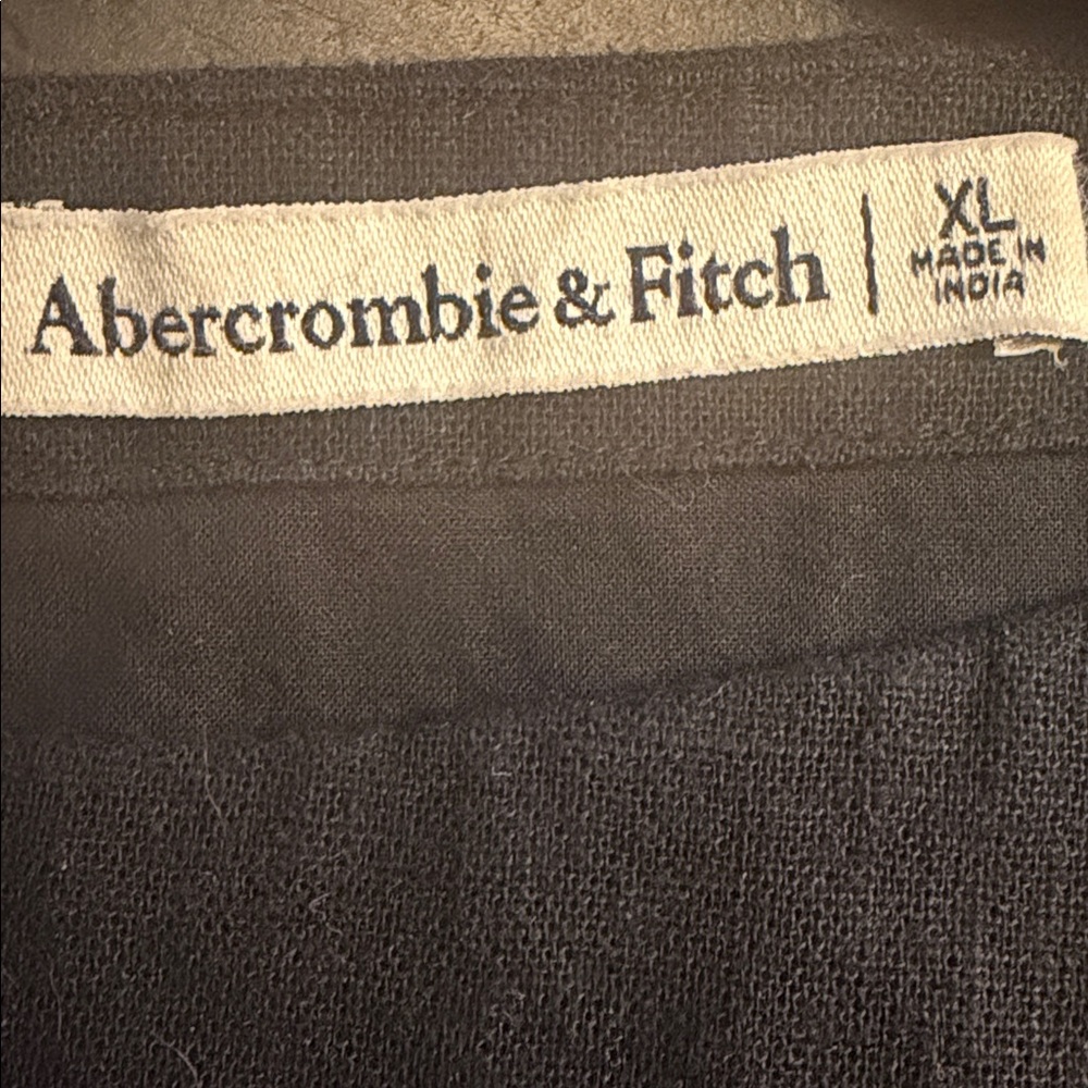 Abercrombie & Fitch Black Mini Shift Dress - Picture 6 of 7